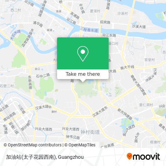 加油站(太子花园西南) map