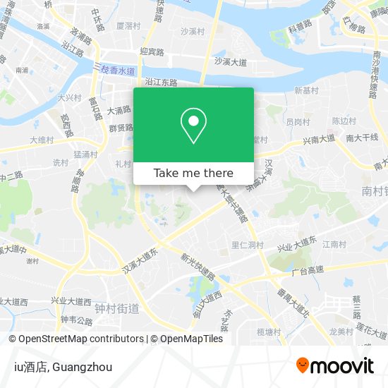 iu酒店 map