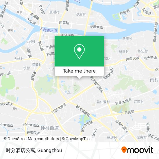 时分酒店公寓 map