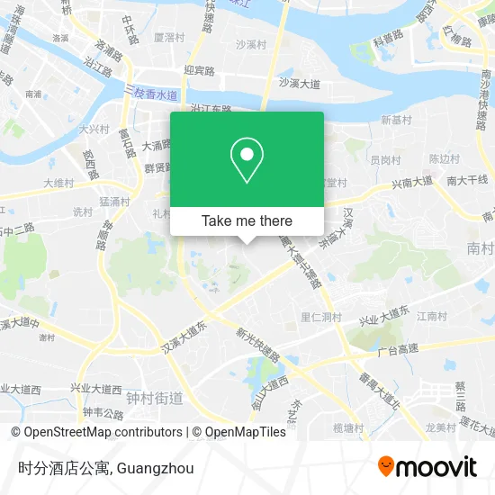 时分酒店公寓 map