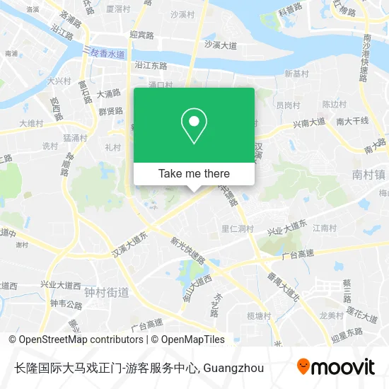 长隆国际大马戏正门-游客服务中心 map
