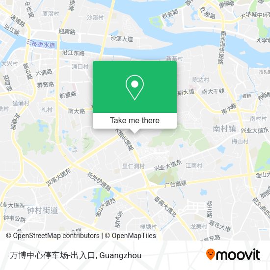 万博中心停车场-出入口 map