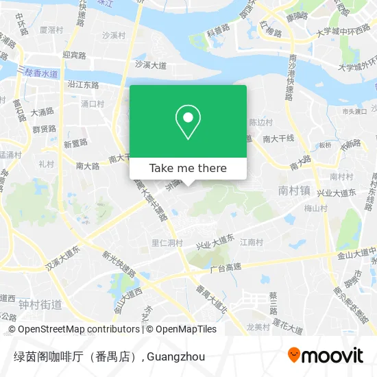 绿茵阁咖啡厅（番禺店） map