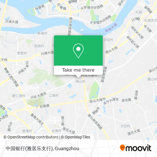 中国银行(雅居乐支行) map