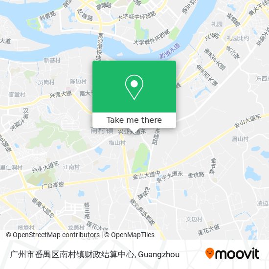 广州市番禺区南村镇财政结算中心 map