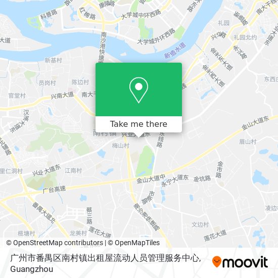 广州市番禺区南村镇出租屋流动人员管理服务中心 map