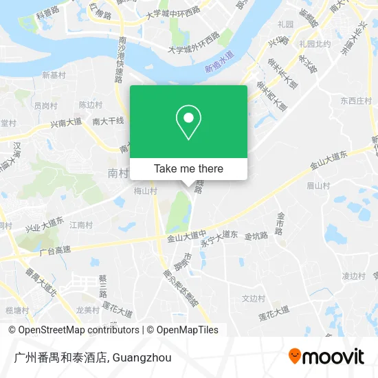 广州番禺和泰酒店 map