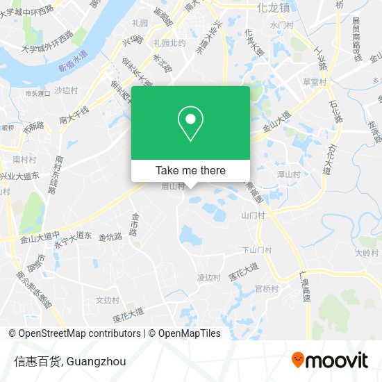 信惠百货 map