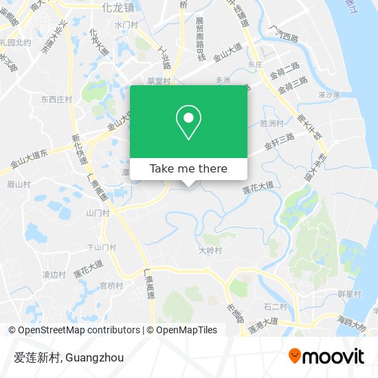 爱莲新村 map