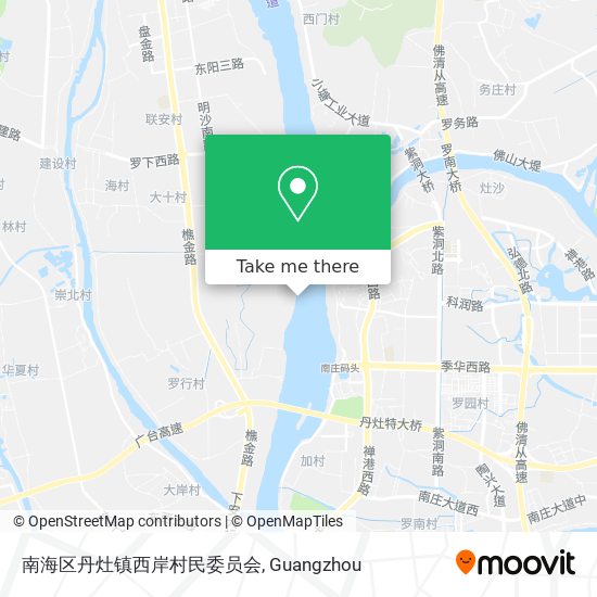 南海区丹灶镇西岸村民委员会 map