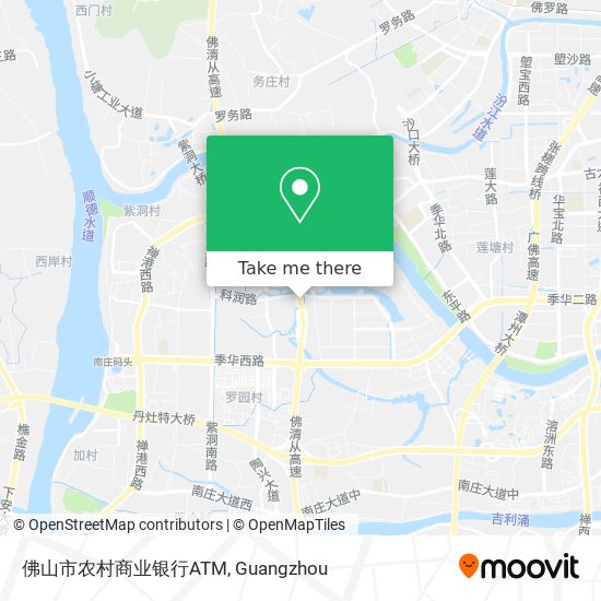 佛山市农村商业银行ATM map