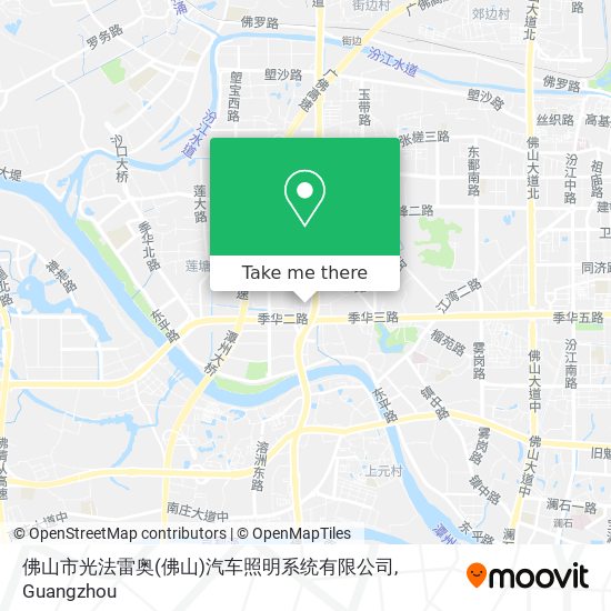 佛山市光法雷奥(佛山)汽车照明系统有限公司 map