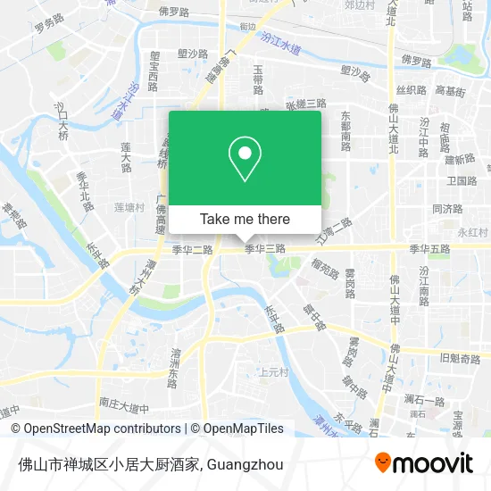 佛山市禅城区小居大厨酒家 map