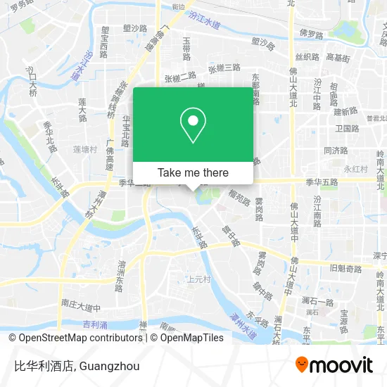 比华利酒店 map