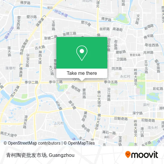 青柯陶瓷批发市场 map