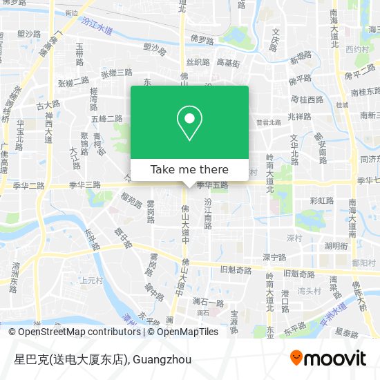 星巴克(送电大厦东店) map