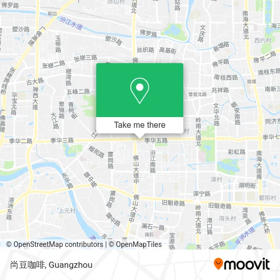 尚豆咖啡 map