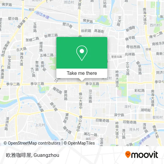 欧雅咖啡屋 map