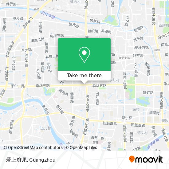 爱上鲜果 map