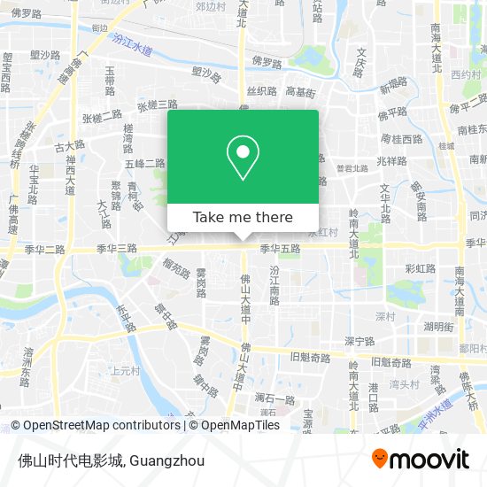 佛山时代电影城 map