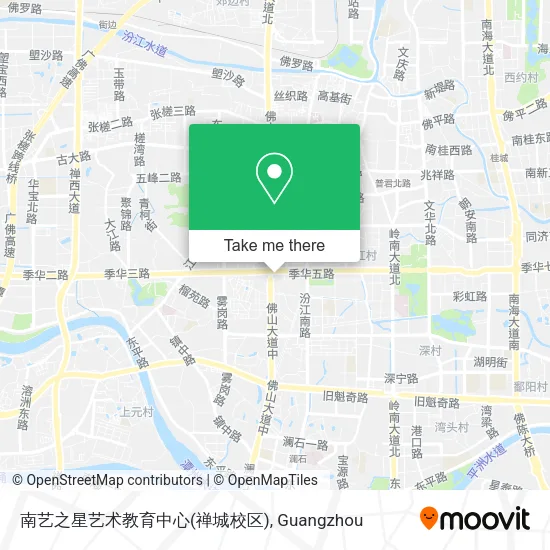 南艺之星艺术教育中心(禅城校区) map