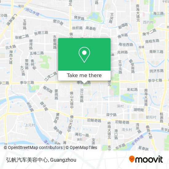 弘帆汽车美容中心 map