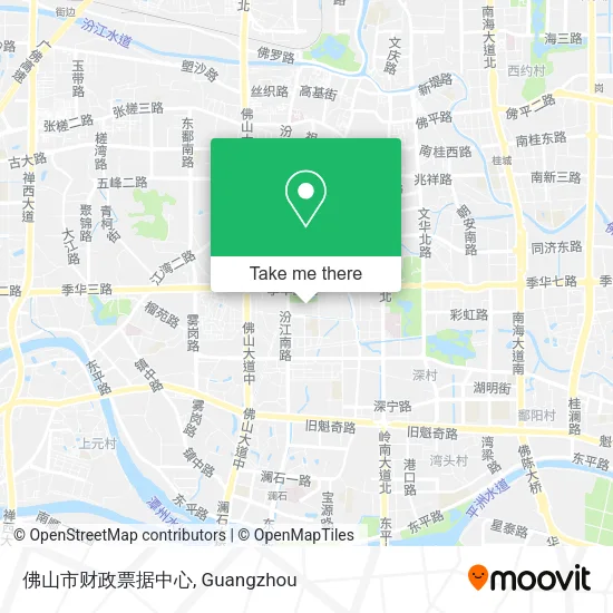 佛山市财政票据中心 map