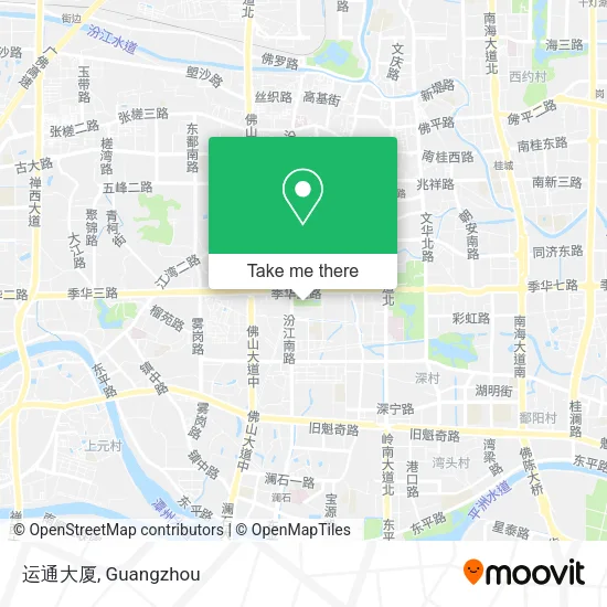 运通大厦 map
