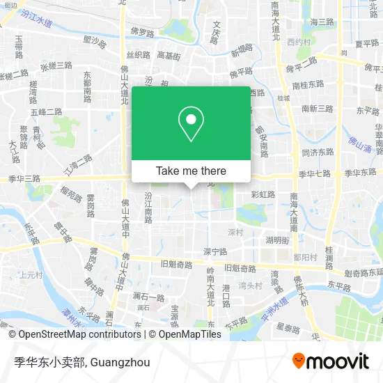 季华东小卖部 map