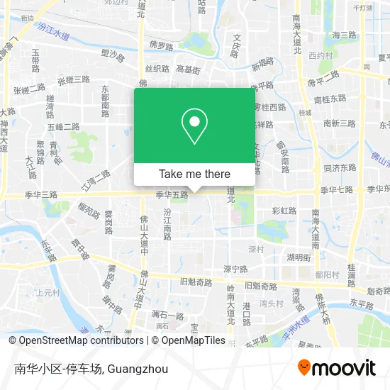 南华小区-停车场 map