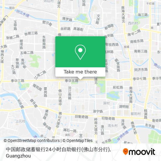 中国邮政储蓄银行24小时自助银行(佛山市分行) map