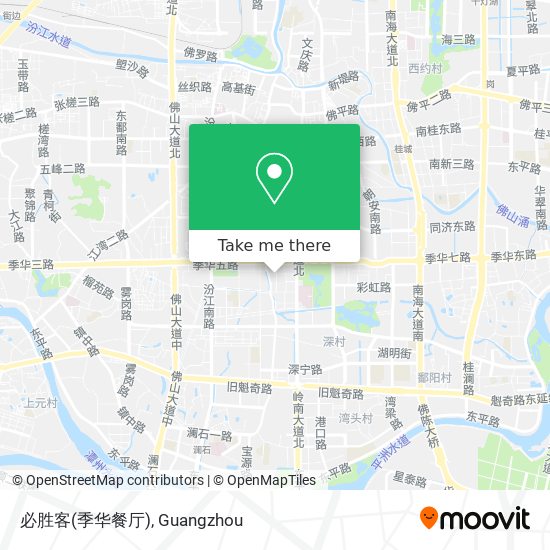 必胜客(季华餐厅) map