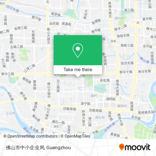 佛山市中小企业局 map