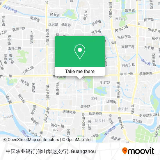 中国农业银行(佛山华达支行) map