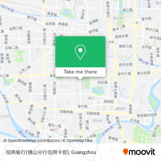 招商银行(佛山分行信用卡部) map