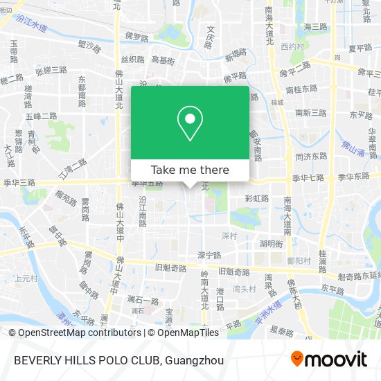 BEVERLY HILLS POLO CLUB map
