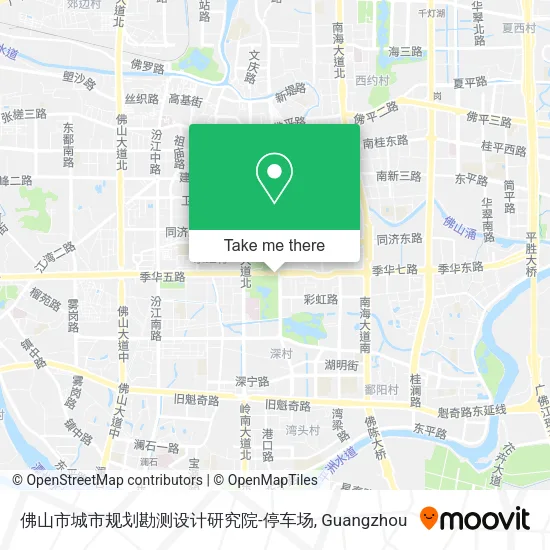 佛山市城市规划勘测设计研究院-停车场 map