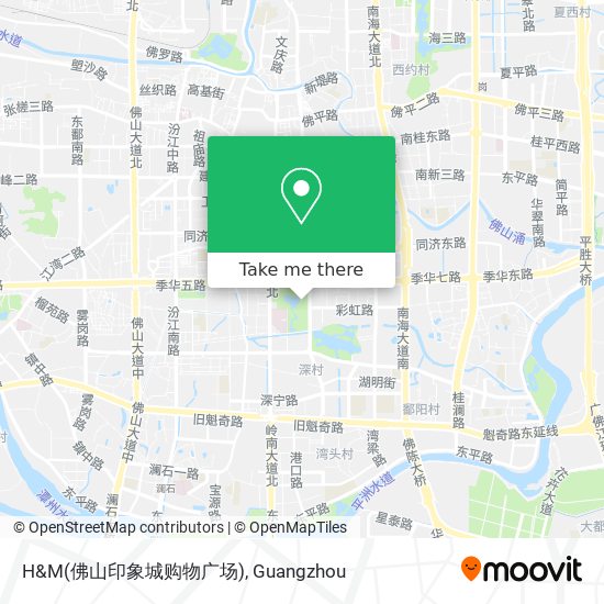 H&M(佛山印象城购物广场) map