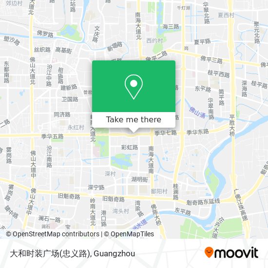 大和时装广场(忠义路) map