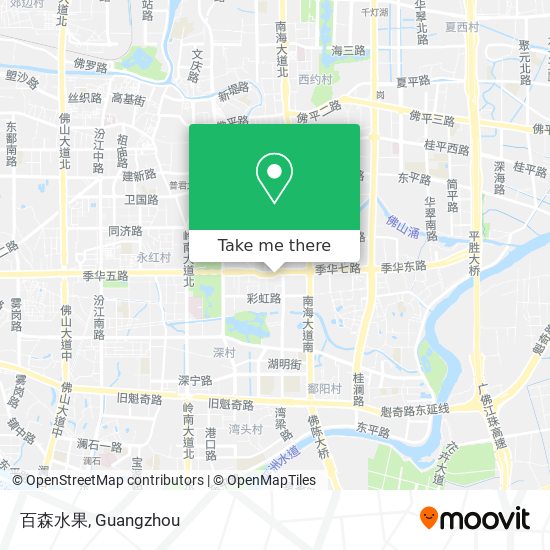 百森水果 map