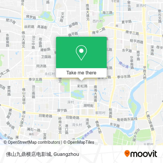 佛山九鼎横店电影城 map