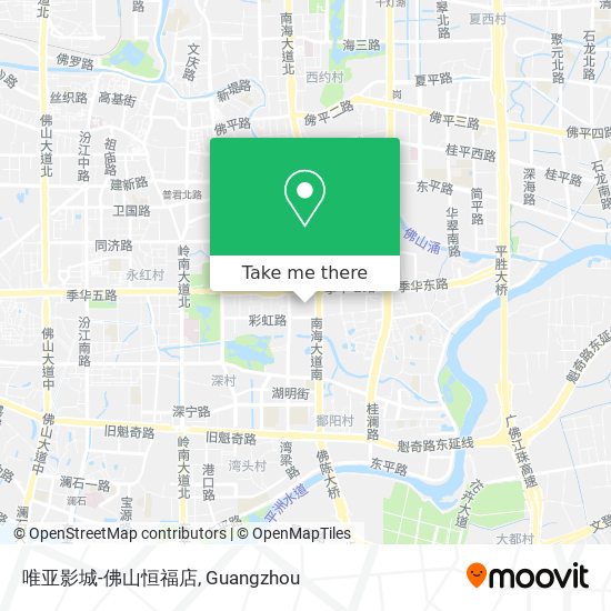唯亚影城-佛山恒福店 map
