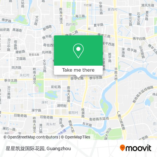 星星凯旋国际花园 map