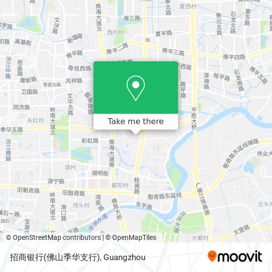 招商银行(佛山季华支行) map