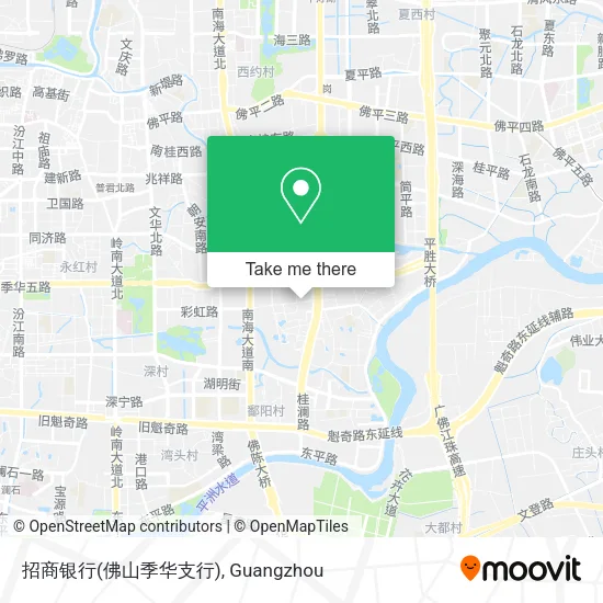 招商银行(佛山季华支行) map