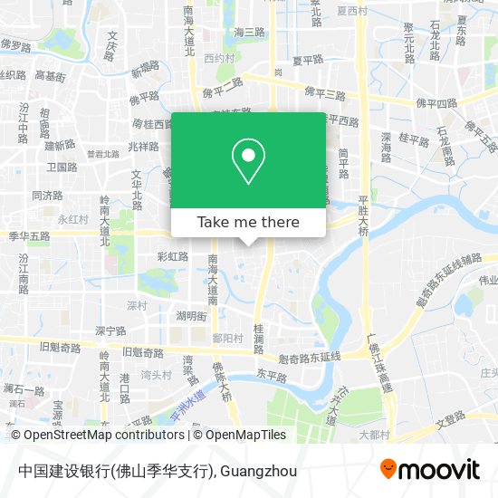 中国建设银行(佛山季华支行) map