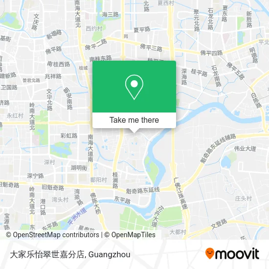 大家乐怡翠世嘉分店 map