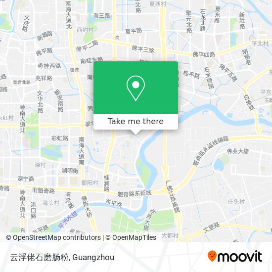 云浮佬石磨肠粉 map