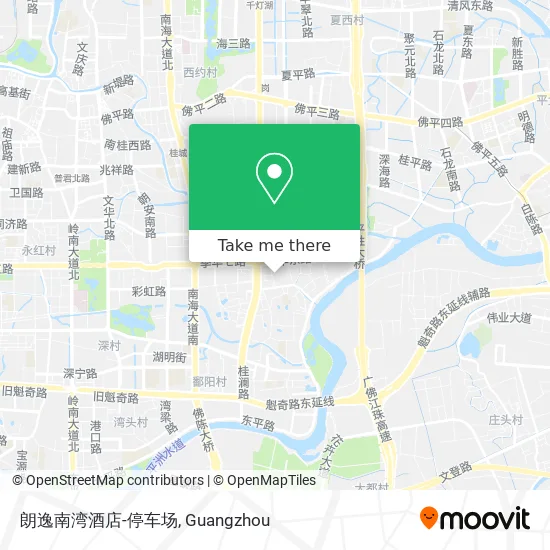 朗逸南湾酒店-停车场 map