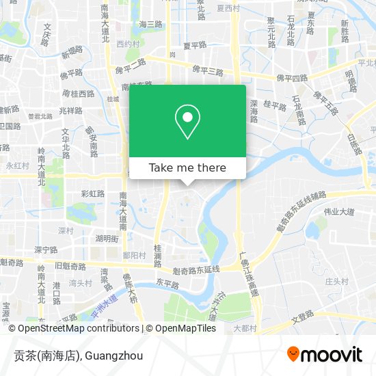 贡茶(南海店) map
